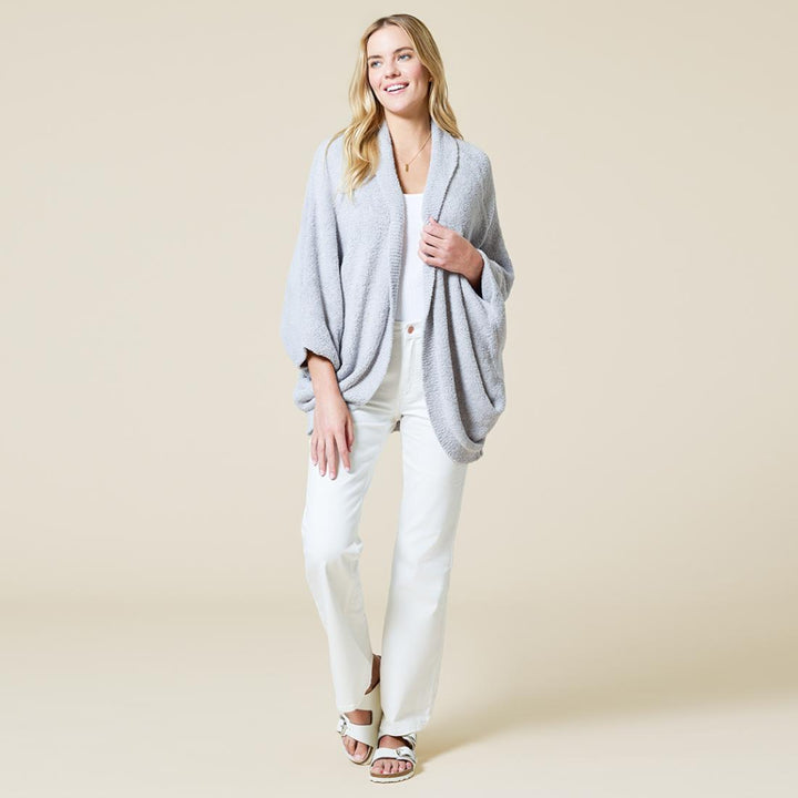 Solid Marshmallow Shrug - Grey